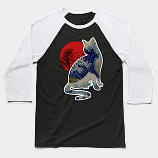 Neko Japan Wave Baseball T-Shirt